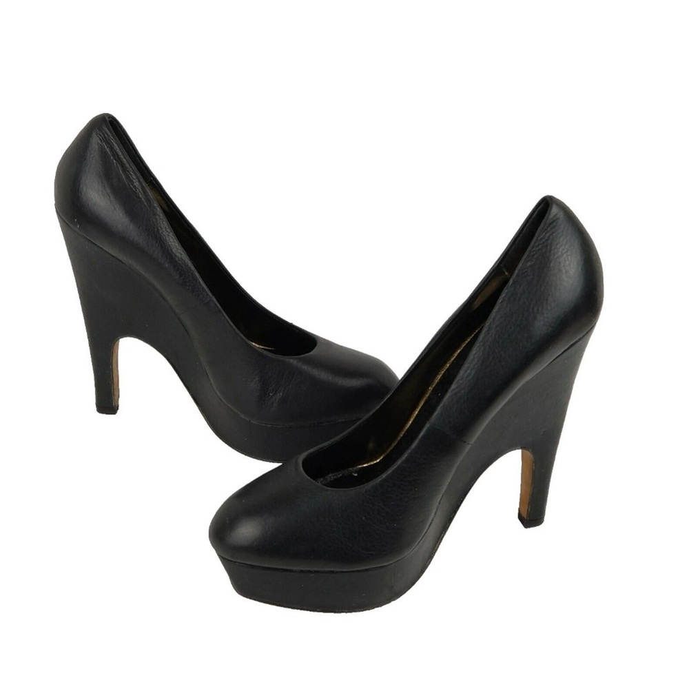 Dolce Vita LEATHER Chunky Platform Very High Heels round toe